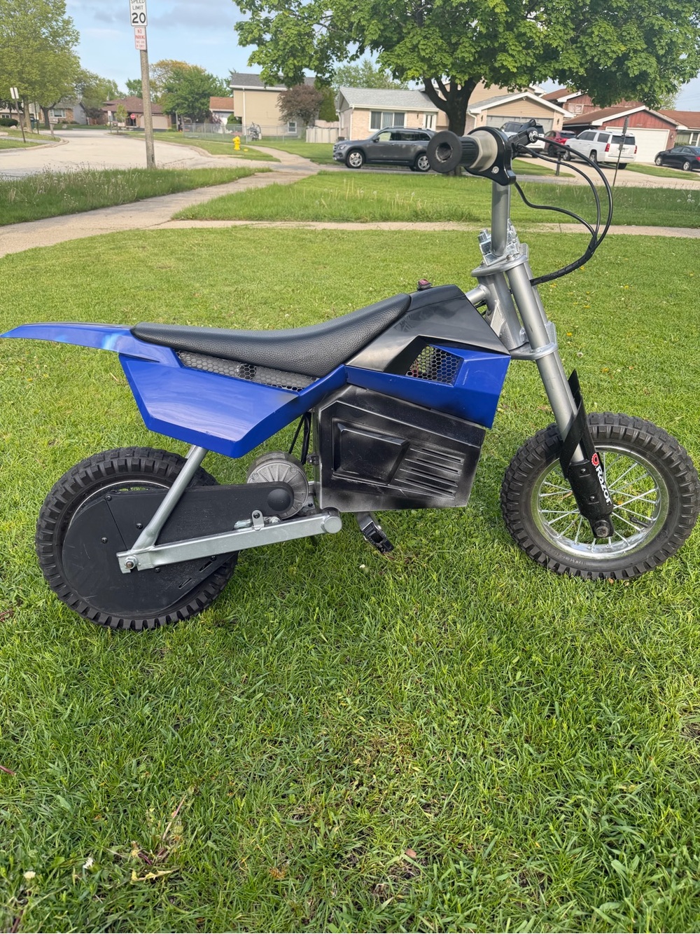 Kids Electric Dirt Bike - Blue